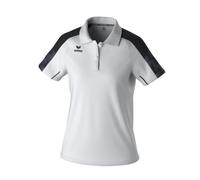 Erima Sport-Polo Evo Star (100% rec. Polyester) weiss/schwarz Damen, Größe 36