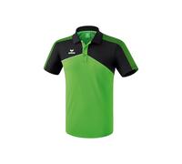 Erima Sport-Polo Premium One 2.0 grün/schwarz/weiss Jungen, Größe 152