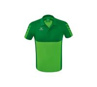 Erima Sport-Polo Six Wings (100% Polyester, schnelltrocknend, angenehmes Tragegefühl) grün/smaragd Herren, Größe XXL