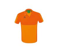Erima Sport-Polo Six Wings (100% Polyester, schnelltrocknend, angenehmes Tragegefühl) orange Herren, Größe XL
