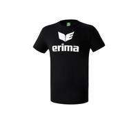 Erima Sport-Tshirt Basic Promo Logo (100% Baumwolle) schwarz Jungen, Größe 140