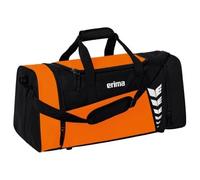 Erima Sporttasche Six Wings (Größe M - 49,5 Liter) orange/schwarz 61x29x28cm