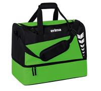 Erima Sporttasche Six Wings mit Bodenfach (Größe L - 94,5 Liter) hellgrün/schwarz 60x35x45cm