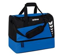 Erima Sporttasche Six Wings mit Bodenfach (Größe L - 94,5 Liter) royalblau/schwarz 60x35x45cm