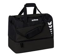 Erima Sporttasche Six Wings mit Bodenfach (Größe L - 94,5 Liter) schwarz 60x35x45cm