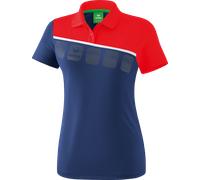 ERIMA Fußball - Teamsport Textil - Poloshirts 5-C Poloshirt Damen new navy/red/white 38 (4043523909432)