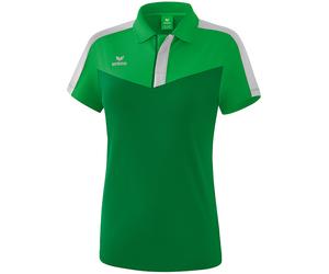 erima Squad Funktions-Poloshirt Damen fern green/smaragd/silver grey 34