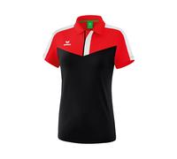 ERIMA Damen Squad Poloshirt 36 rot/schwarz/weiß
