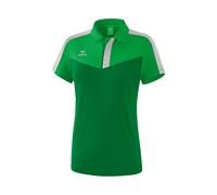 Erima Damen Squad Sport Poloshirt (1112008), fern Green/smaragd/Silver Grey, 42