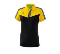 Erima Squad Poloshirt Damen Gelb Schwarz 36 gelb