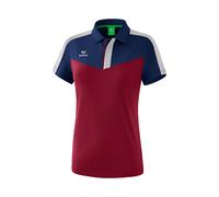 Erima Damen Squad Sport Poloshirt (1112009), New Navy/Bordeaux/Silver Grey, 42