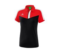 Erima Squad Poloshirt Damen rot/schwarz/weiß 36