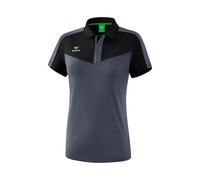 erima Squad Funktions-Poloshirt Damen black/slate grey 34