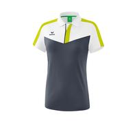 Erima Squad Poloshirt Damen weiß/slate grey/bio lime 34