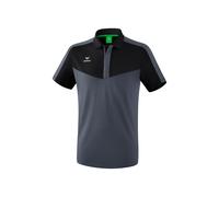 Erima Squad Poloshirt Herren schwarz/slate grey L