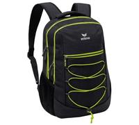 erima SQUAD Rucksack Schwarz Melage / Lime | Grau