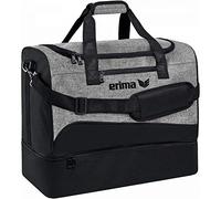 Erima Tasche Club 1900 2.0, schwarz/grau melange, M, 7232002