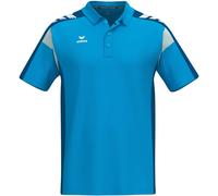 Erima Tennis-Polo Celebrate 125 Function (100% rec. Polyester, schnelltrocknend) curacaoblau Herren, Größe XXXL