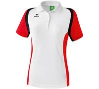 Erima Tennis-Polo Razor 2.0 weiss/rot Damen, Größe 42