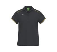 Erima Damen CMPT Pique´ Poloshirt (2112539), schwarz/gelb, 40