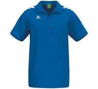 Erima Sport-Polo CMPT Wings - Baumwoll-Mischung, bequeme Passform - Royalblau/Weiß XXL Herren