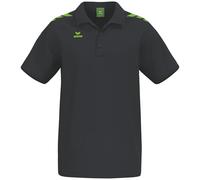 Erima Sport-Polo CMPT Wings (Baumwolle-Mischung, bequeme Passform) schwarz/grün Herren, Größe 4XL