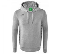 ERIMA Herren Essential Team Kapuzensweat (2072210K) 164 light greymelange/slate grey