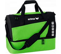 Erima Unisex, Sporttasche mit Bodenfach, Green/Schwarz, L