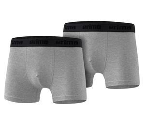 Erima Unterwäsche Boxershort (angenehmes Tragegefühl) grau Herren - 2 Stück, Größe XL