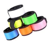 ERINGOGO 6 Stück LED Slap Armband Buntes Leuchtendes Tpu und Kinderarmband für Party Sport und Robust Abnehmbarer Batteriefach Angenehm zu Tragen für Jungen und Mädchen