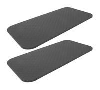 ERINGOGO Nähmaschinen Antirutschmatte Schallabsorbierende Platte 2 Pcs Schwarz rutschfeste Fußpedalmatte TPE für Handarbeiten und Fitnessgeräte im Heimgebrauch