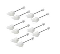 Erioctry Praktische verstellbare Schuhspanner, Stiefelhalter mit Spannfederspule für Damen und Herren, Transparent, 5 Paar, plastik, durchsichtig, Women size