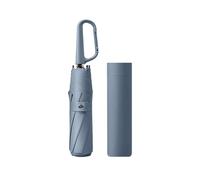 erised's bifrost Faltender Regenschirm mit Karabinergriff, Beschichtungsschicht 8 Rippen Freien UV Schutz,Sonnenschutz Kleiner Sonnenschutzfür Koffer Kompakt Taschenschirm für Damen und Kinder Reise