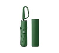 erised's bifrost Faltender Regenschirm mit Karabinergriff, Beschichtungsschicht 8 Rippen Freien UV Schutz,Sonnenschutz Kleiner Sonnenschutzfür Koffer Kompakt Taschenschirm für Damen und Kinder Reise