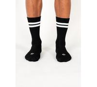 erlich textil Andi Tennis Socken 3er Pack aus Bio-Baumwolle, made in Europe schwarz 35-38
