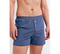 erlich textil Casual Cotton Boxers weite Boxershorts aus Bio-Baumwolle graublau S