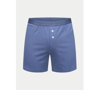 erlich textil Casual Cotton Boxers weite Boxershorts aus Bio-Baumwolle graublau S