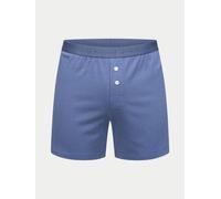 erlich textil Casual Cotton Boxers weite Boxershorts aus Bio-Baumwolle graublau S