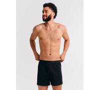 erlich textil Casual Cotton Boxers für Männer aus Baumwolle (aus kontrolliert biologischem Anbau) in schwarz M