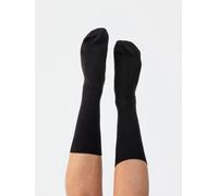 erlich textil Casual Cotton Gerippte Socken im 3er Pack aus Bio-Baumwolle, made in Europe Schwarz 39-42