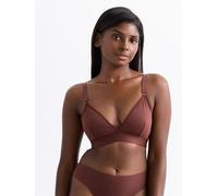 erlich textil Casual Cotton Triangel Bralette aus Bio-Baumwolle, made in Europe Umbra L