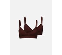 erlich textil Casual Cotton Triangel Bralette im 2er Pack aus Bio-Baumwolle, made in Europe umbra XXL