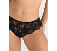 erlich textil Classy Lace Hipster mit Spitze aus weichem recyceltem Polyamid, made in Europe Schwarz 44