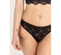 erlich textil Classy Lace Slip für Frauen aus Polyamid (recycelt) in schwarz 44