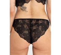 erlich textil Classy Lace Slip für Frauen aus Polyamid (recycelt) in schwarz 44