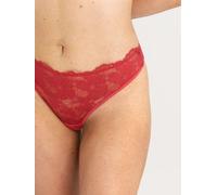erlich textil Classy Lace String für Frauen aus Polyamid (recycelt) in granatapfel 40