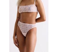 erlich textil Dreamy Lace High Waist Brazil String aus Spitze magnolie 38