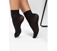 erlich textil elsa - 25den feinsöckchen aus 94% Polyamid (EVO®) und 6% Elasthan Schwarz 35-38
