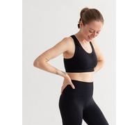 erlich textil Enja bügelloses Bustier aus Polyamid, made in Europe Schwarz S