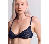 erlich textil Fluid Lace Bügelloser BH Mitternachtblau 40